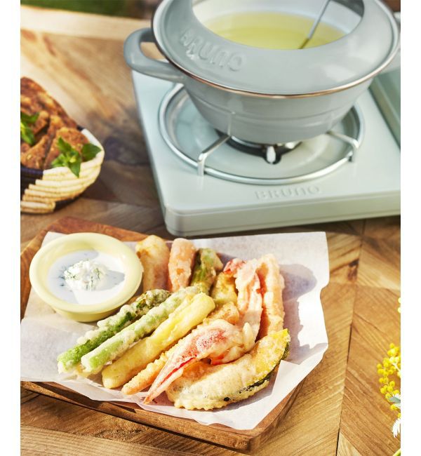 BRUNO「ホーロー天ぷら鍋 20cm」|食器・キッチングッズ|