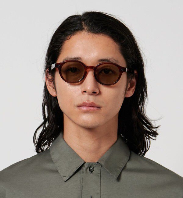 UNITED ARROWS「【別注】＜Sasaki Celluloid＞FR/W DEMI/サングラス」|サングラス|MD.BROWN