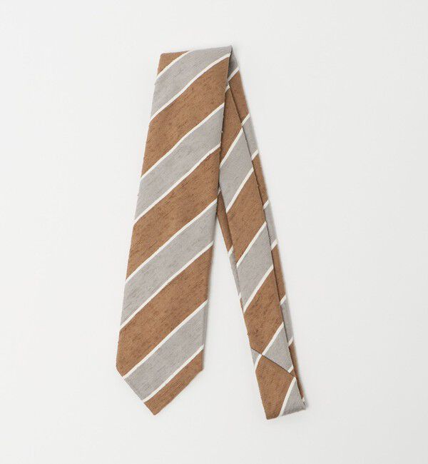 UNITED ARROWS「＜SOVEREIGN＞シャンタン ストライプ ネクタイ」|ネクタイ・蝶ネクタイ|BEIGE