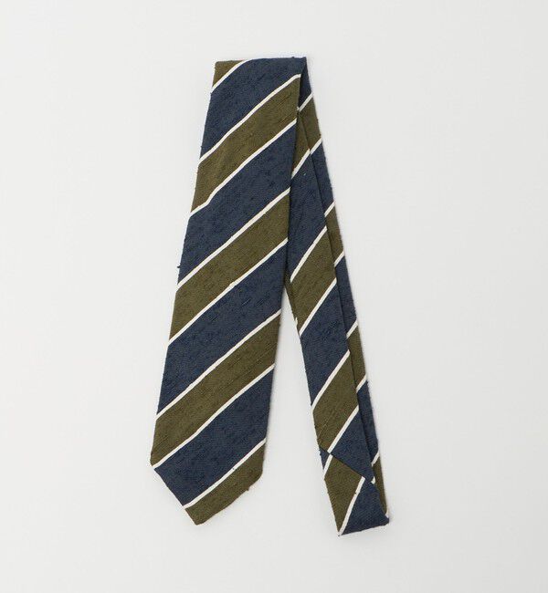 UNITED ARROWS「＜SOVEREIGN＞シャンタン ストライプ ネクタイ」|ネクタイ・蝶ネクタイ|NAVY