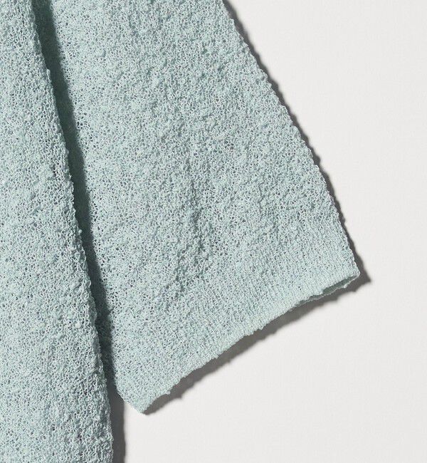 BEAUTY&YOUTH UNITED ARROWS「ノットヤーンニット ハーフスリーブ シャツ カーディガン ウォッシャブル」|カーディガン|