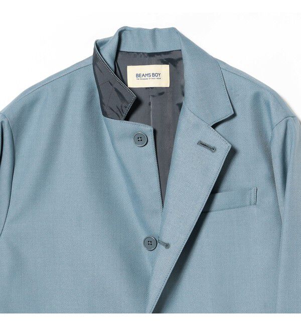 BEAMSBOY「ポリエステル ツイル スリーボタン ジャケット」|テーラードジャケット|