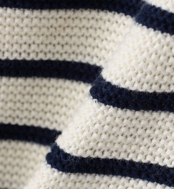 SHIPS KIDS「SHIPS KIDS:130～155cm / 〈洗濯機可能〉ボーダー カーディガン」|カーディガン|