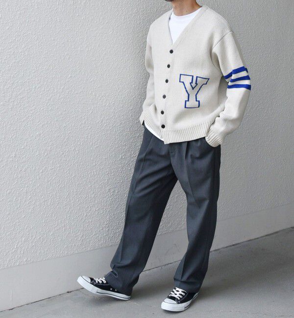 SHIPS any「【SHIPS any別注】sports wear:〈手洗い可能〉レタード ニット カーディガン◇」|カーディガン|