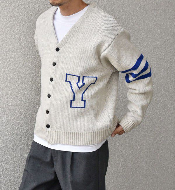 SHIPS any「【SHIPS any別注】sports wear:〈手洗い可能〉レタード ニット カーディガン◇」|カーディガン|