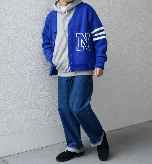 SHIPS any「【SHIPS any別注】sports wear:〈手洗い可能〉レタード ニット カーディガン◇」|カーディガン|