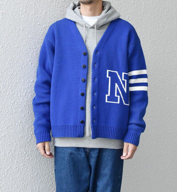 SHIPS any「【SHIPS any別注】sports wear:〈手洗い可能〉レタード ニット カーディガン◇」|カーディガン|