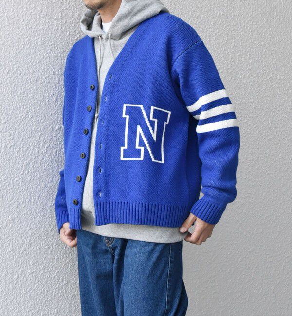 SHIPS any「【SHIPS any別注】sports wear:〈手洗い可能〉レタード ニット カーディガン◇」|カーディガン|