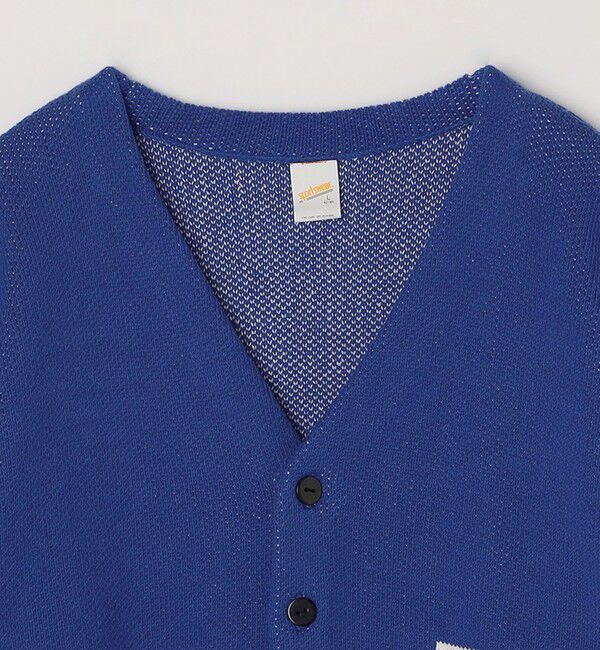 SHIPS any「【SHIPS any別注】sports wear:〈手洗い可能〉レタード ニット カーディガン◇」|カーディガン|