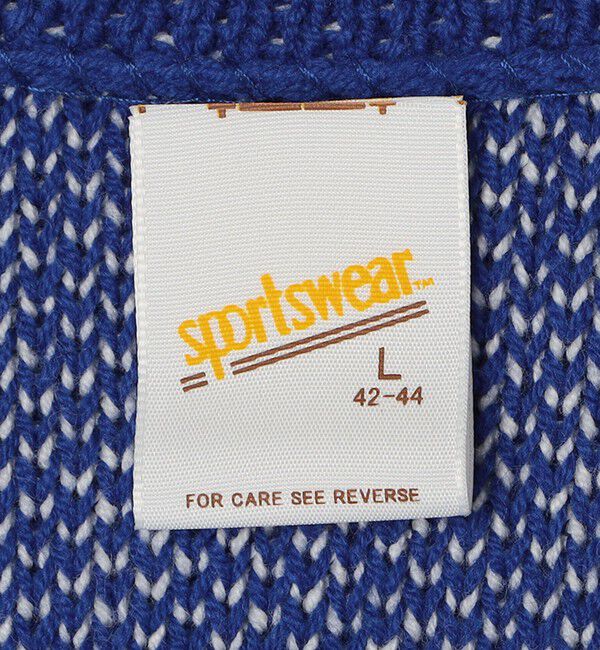 SHIPS any「【SHIPS any別注】sports wear:〈手洗い可能〉レタード ニット カーディガン◇」|カーディガン|