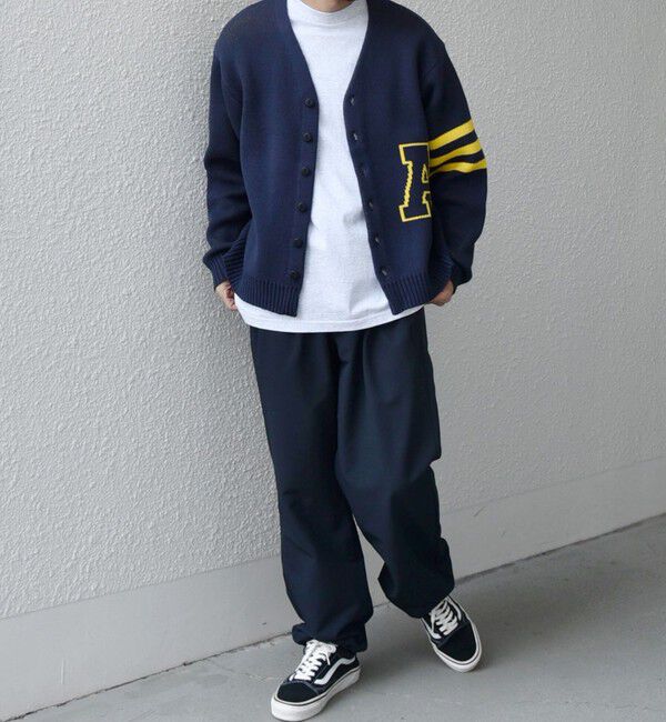 SHIPS any「【SHIPS any別注】sports wear:〈手洗い可能〉レタード ニット カーディガン◇」|カーディガン|