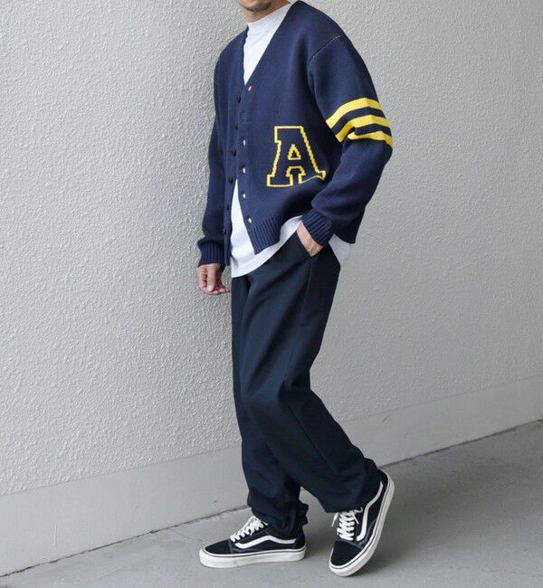 SHIPS any「【SHIPS any別注】sports wear:〈手洗い可能〉レタード ニット カーディガン◇」|カーディガン|