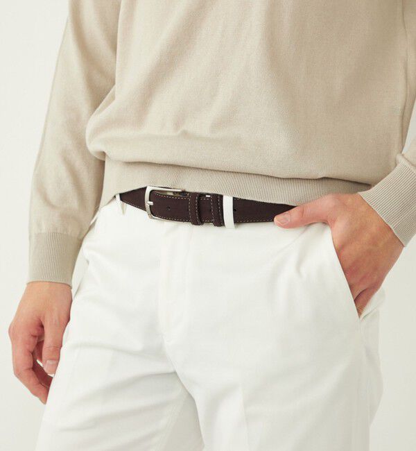 SHIPS Colors 「SHIPS Colors:スエード サイズレス ベルト」|ベルト|ブラウン