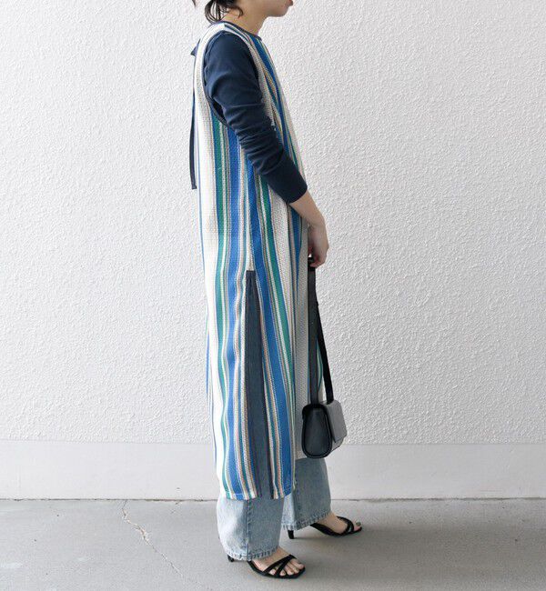 SHIPS any「SHIPS any:〈手洗い可能〉メッシュ レイヤード ノースリーブ ワンピース」|ワンピース|