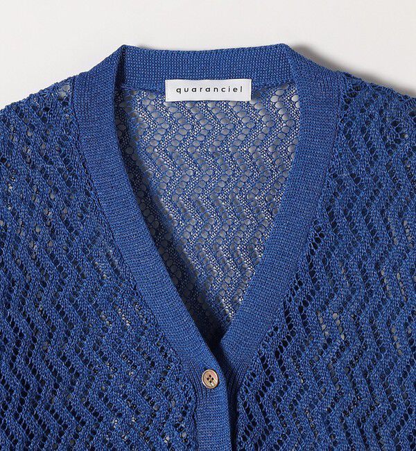 quaranciel「quaranciel:〈手洗い可能〉バルキーレース ドルマン スリーブ カーディガン」|カーディガン|