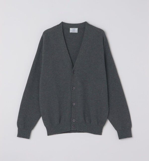 SHIPS「SHIPS: 奥山メリヤス Vネック カーディガン」|カーディガン|