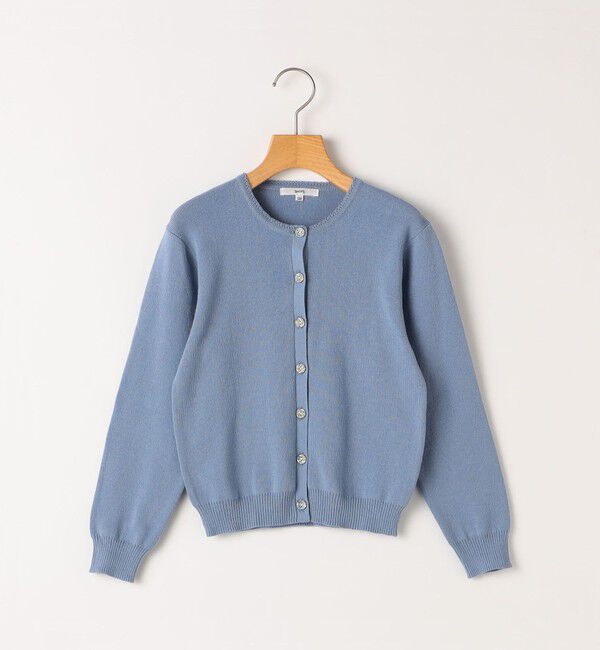 SHIPS KIDS「SHIPS KIDS:80～90cm / リバティ ニット カーディガン」|カーディガン|ブルー