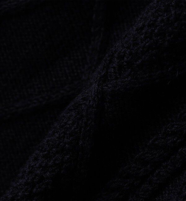 SHIPS「SHIPS: 〈手洗い可能〉ウールコットン アラン ショール カーディガン」|カーディガン|