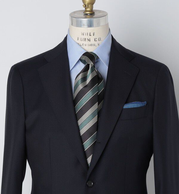 SHIPS「Holliday＆Brown: シルク マルチ ストライプ ネクタイ」|ネクタイ・蝶ネクタイ|ブラック