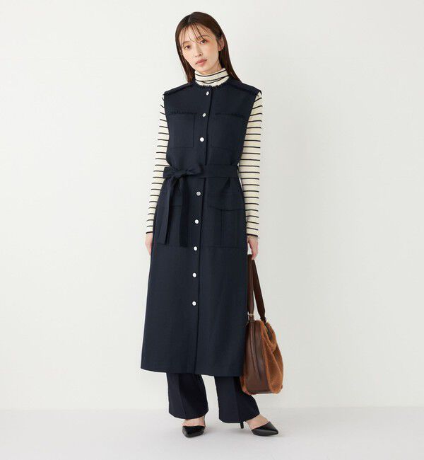 SHIPS Colors 「SHIPS Colors:ミックスツイード フリンジ ワンピース 2◇」|ワンピース|