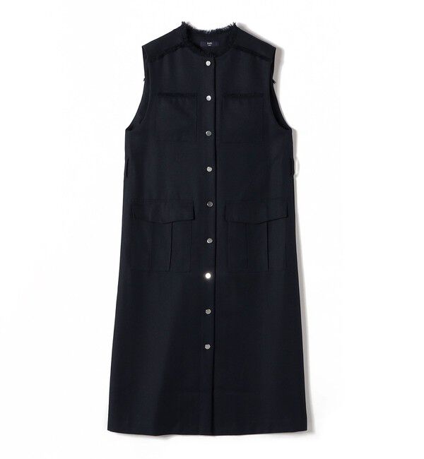 SHIPS Colors 「SHIPS Colors:ミックスツイード フリンジ ワンピース 2◇」|ワンピース|