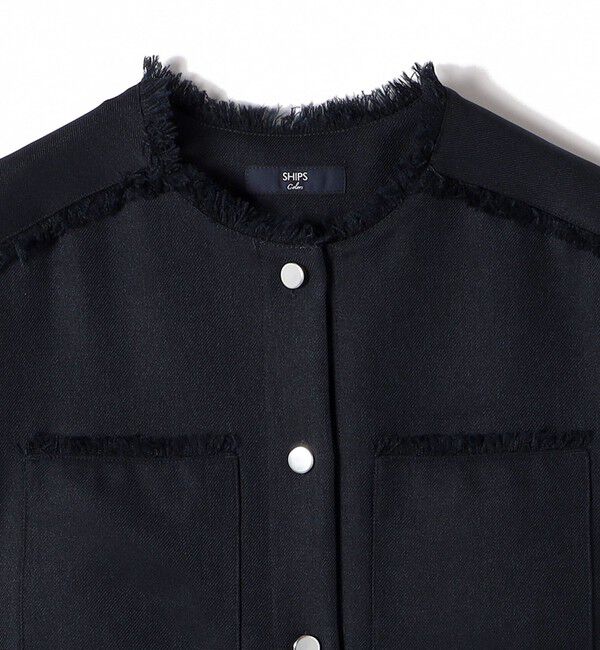 SHIPS Colors 「SHIPS Colors:ミックスツイード フリンジ ワンピース 2◇」|ワンピース|