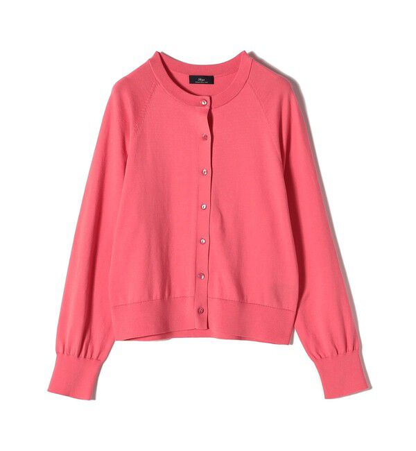 SHIPS for women「SHIPS Primary Navy Label:〈手洗い可能〉16G SUVIN カーディガン」|カーディガン|ピンク