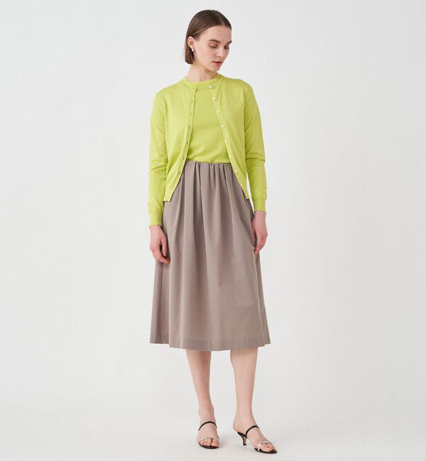 Ballsey「ハイゲージコットン クルーネックカーディガン」|カーディガン|