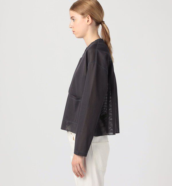 GALERIE VIE「コンパクトラッセル クルーネックカーディガン」|カーディガン|