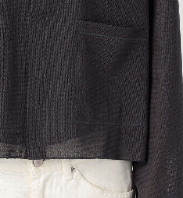 GALERIE VIE「コンパクトラッセル クルーネックカーディガン」|カーディガン|