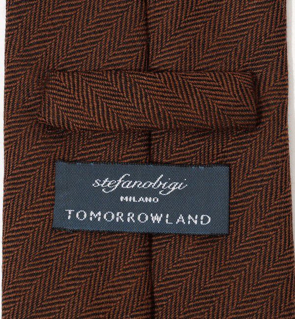 TOMORROWLAND GOODS「STEFANO BIGI ウール ヘリンボーン柄ネクタイ」|ネクタイ・蝶ネクタイ|