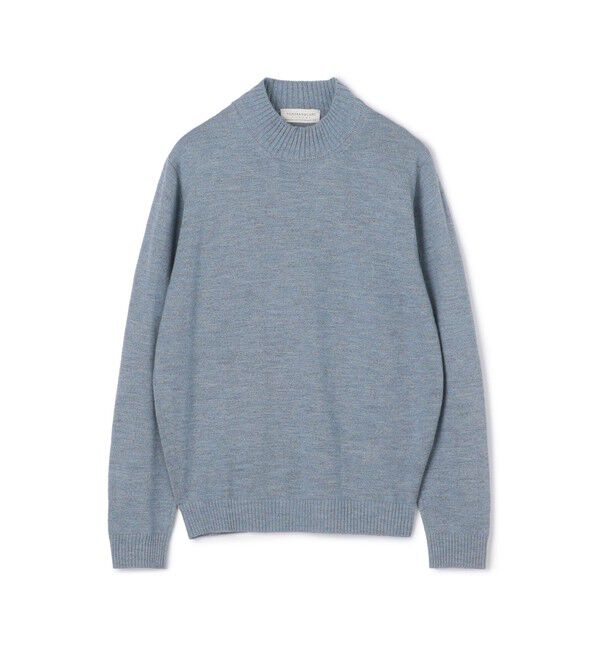 TOMORROWLAND MENS「TOMORROWLAND tricot メリノベーシック モックネックプルオーバー」|ニット・セーター|63 サックスブルー