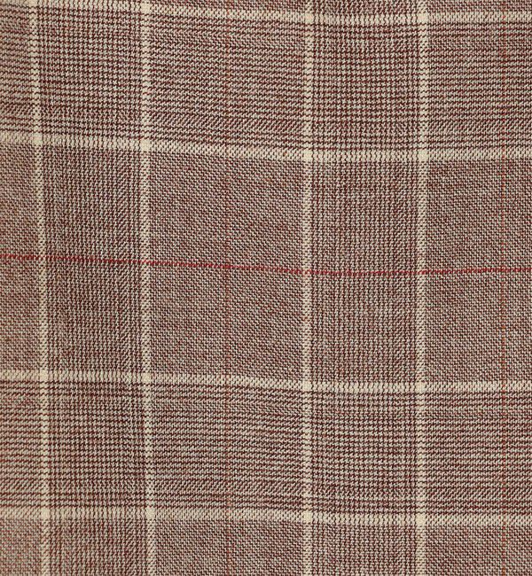 TOMORROWLAND collection「バーガンディウィンドウ ダブルブレストジャケット」|テーラードジャケット|