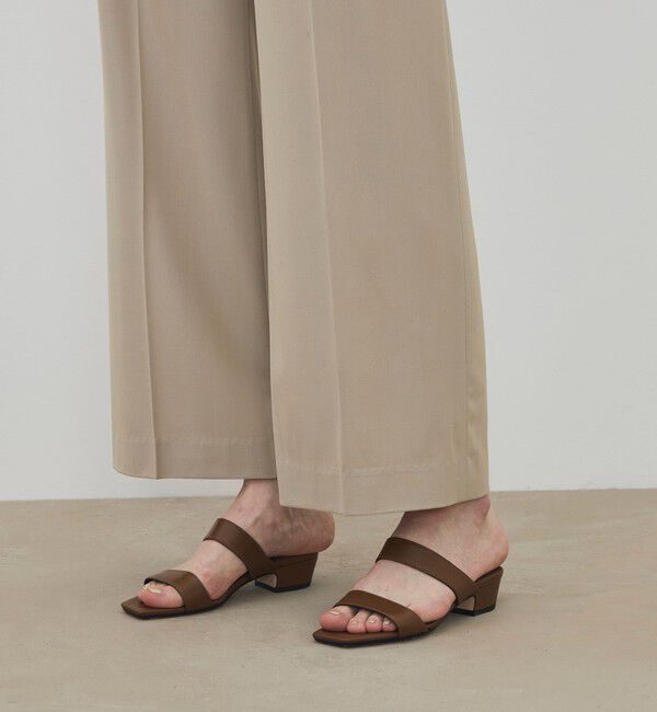 DES PRES「ハイツイストギャバジン 2タックワイドパンツ」|スラックス|