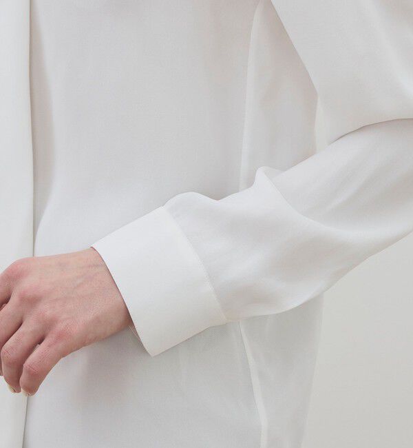 DES PRES「ハイツイストレーヨン ボウタイドレスブラウス」|シャツ・ブラウス|