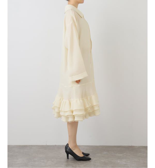  「MIOSMOKEY RUFFLE DRESS MIO-252DR002：ワンピース」|ワンピース|