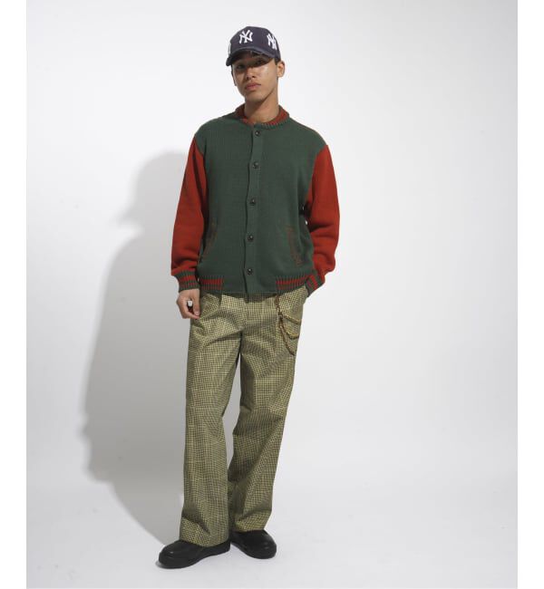 JOINT WORKS「クラフトステッチ ニットスタジャン / Craft-stitched Stadium Knit Jacket」|カーディガン|