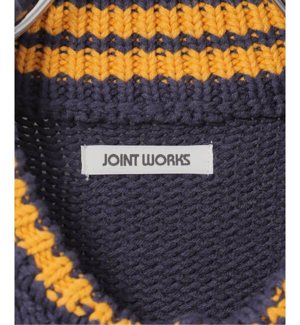 JOINT WORKS「クラフトステッチ ニットスタジャン / Craft-stitched Stadium Knit Jacket」|カーディガン|