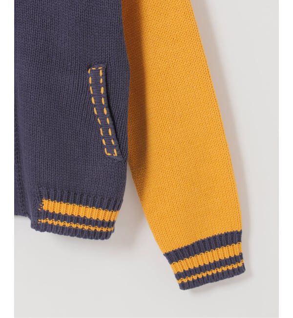 JOINT WORKS「クラフトステッチ ニットスタジャン / Craft-stitched Stadium Knit Jacket」|カーディガン|