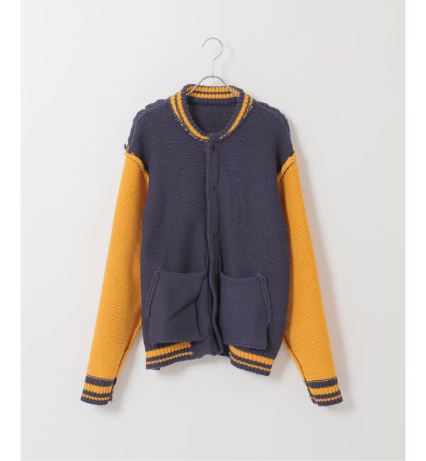 JOINT WORKS「クラフトステッチ ニットスタジャン / Craft-stitched Stadium Knit Jacket」|カーディガン|