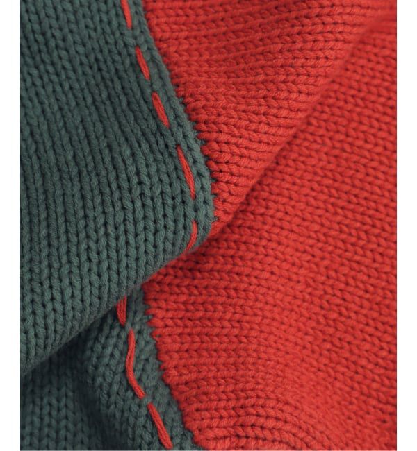 JOINT WORKS「クラフトステッチ ニットスタジャン / Craft-stitched Stadium Knit Jacket」|カーディガン|