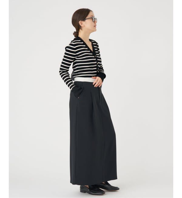 IENA「リブVネックカーディガン」|カーディガン|