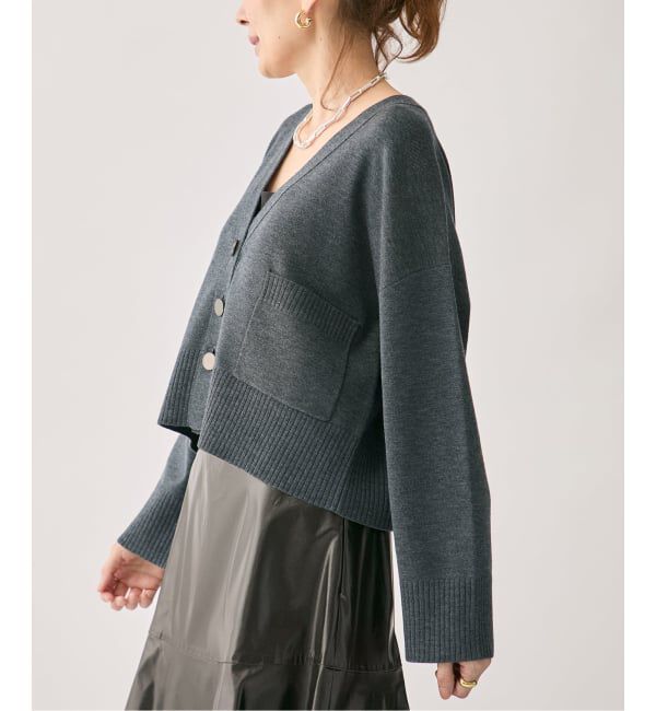 VERMEIL par iena「wool knit Vneck カーディガン」|カーディガン|