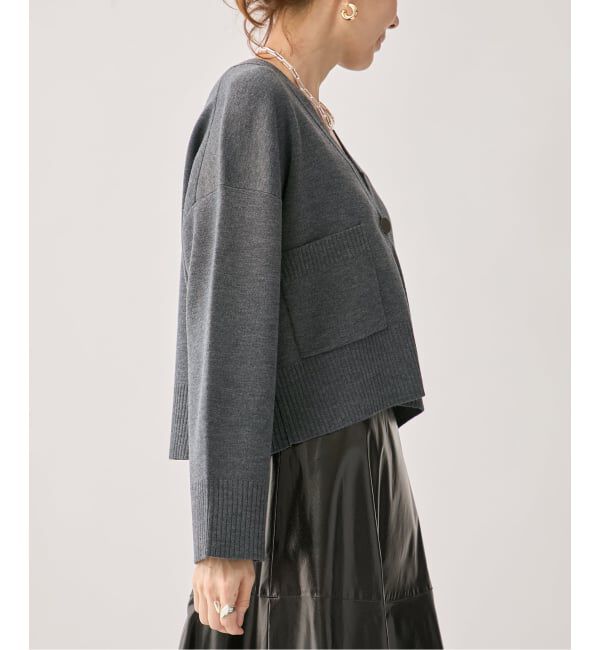 VERMEIL par iena「wool knit Vneck カーディガン」|カーディガン|