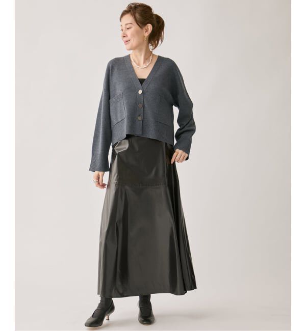 VERMEIL par iena「wool knit Vneck カーディガン」|カーディガン|