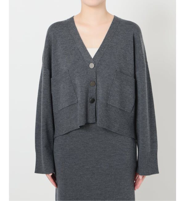 VERMEIL par iena「wool knit Vneck カーディガン」|カーディガン|