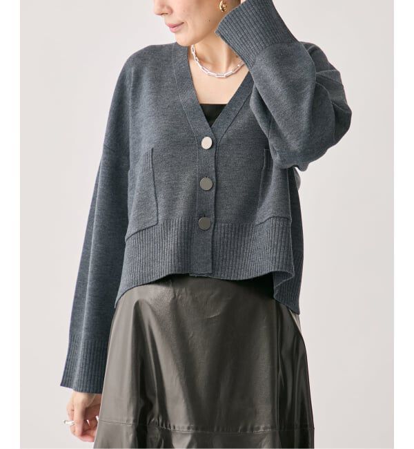 VERMEIL par iena「wool knit Vneck カーディガン」|カーディガン|
