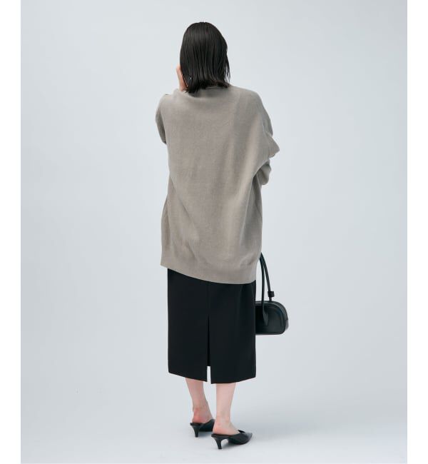 VERMEIL par iena「コットンカシミヤ WジャガードVネックカーディガン」|カーディガン|