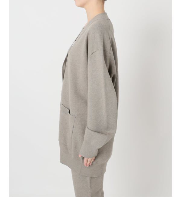 VERMEIL par iena「コットンカシミヤ WジャガードVネックカーディガン」|カーディガン|