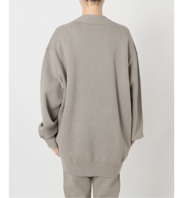 VERMEIL par iena「コットンカシミヤ WジャガードVネックカーディガン」|カーディガン|